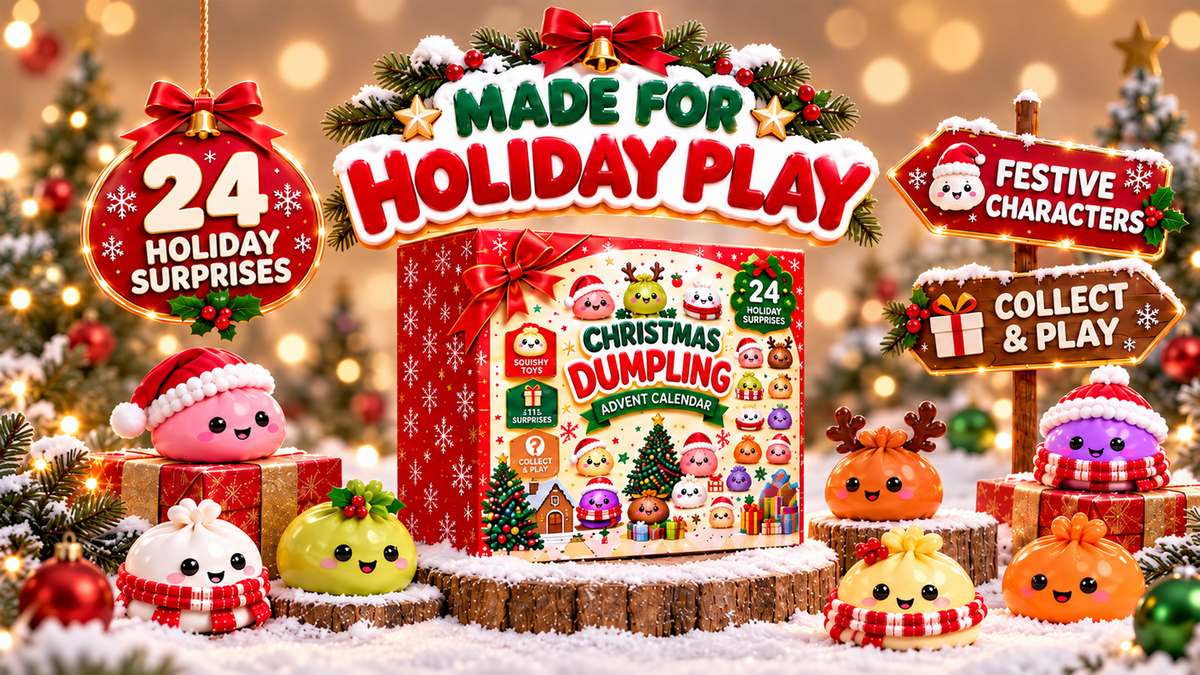 Twenty Four Days Of Squishy - Dumpling Advent Calendar
