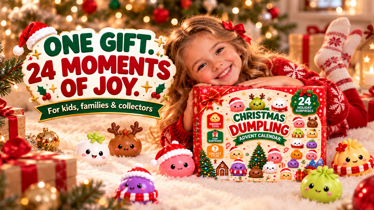 Twenty Four Days Of Squishy - Dumpling Advent Calendar