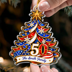 Christmas Tree 250 - Personalized Acrylic Ornament