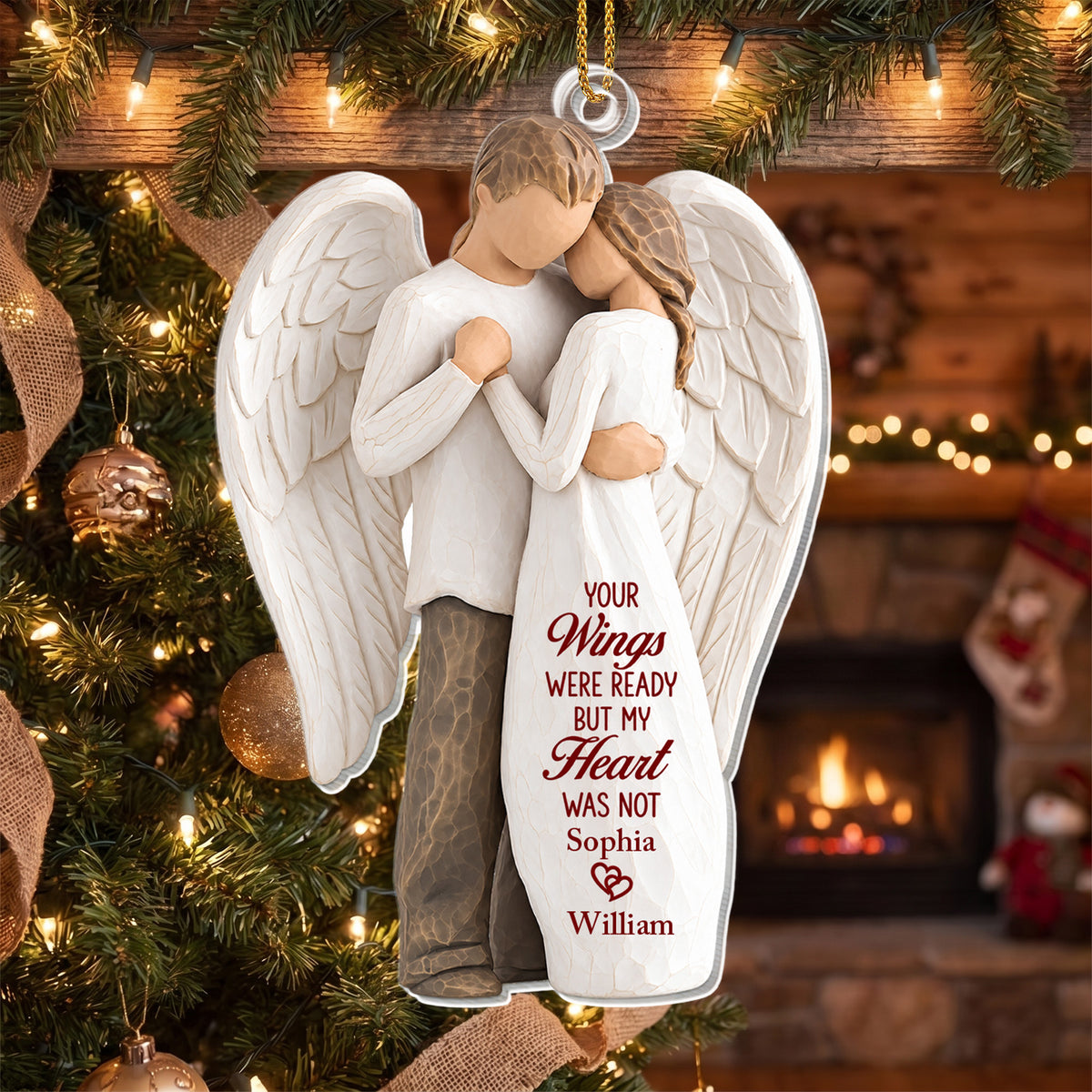 Forever In My Heart - Personalized Acrylic Ornament
