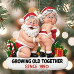 Growing Old Together - Personalized  Acrylic Ornament