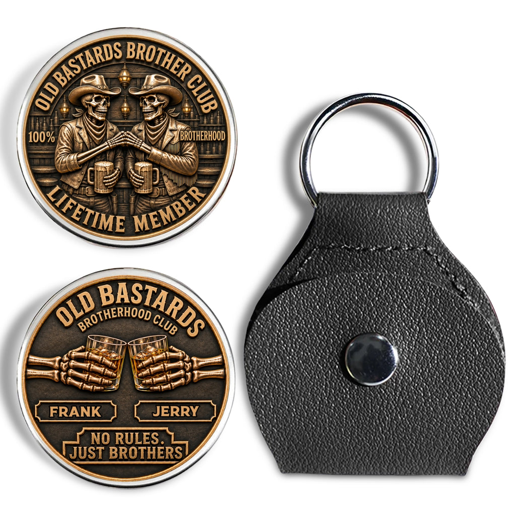 Brotherhood Never Goes Out Style - Personalized 3D Printing Pocket Hug