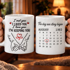 The Day Our Story Began - Personalized Coffee Mug