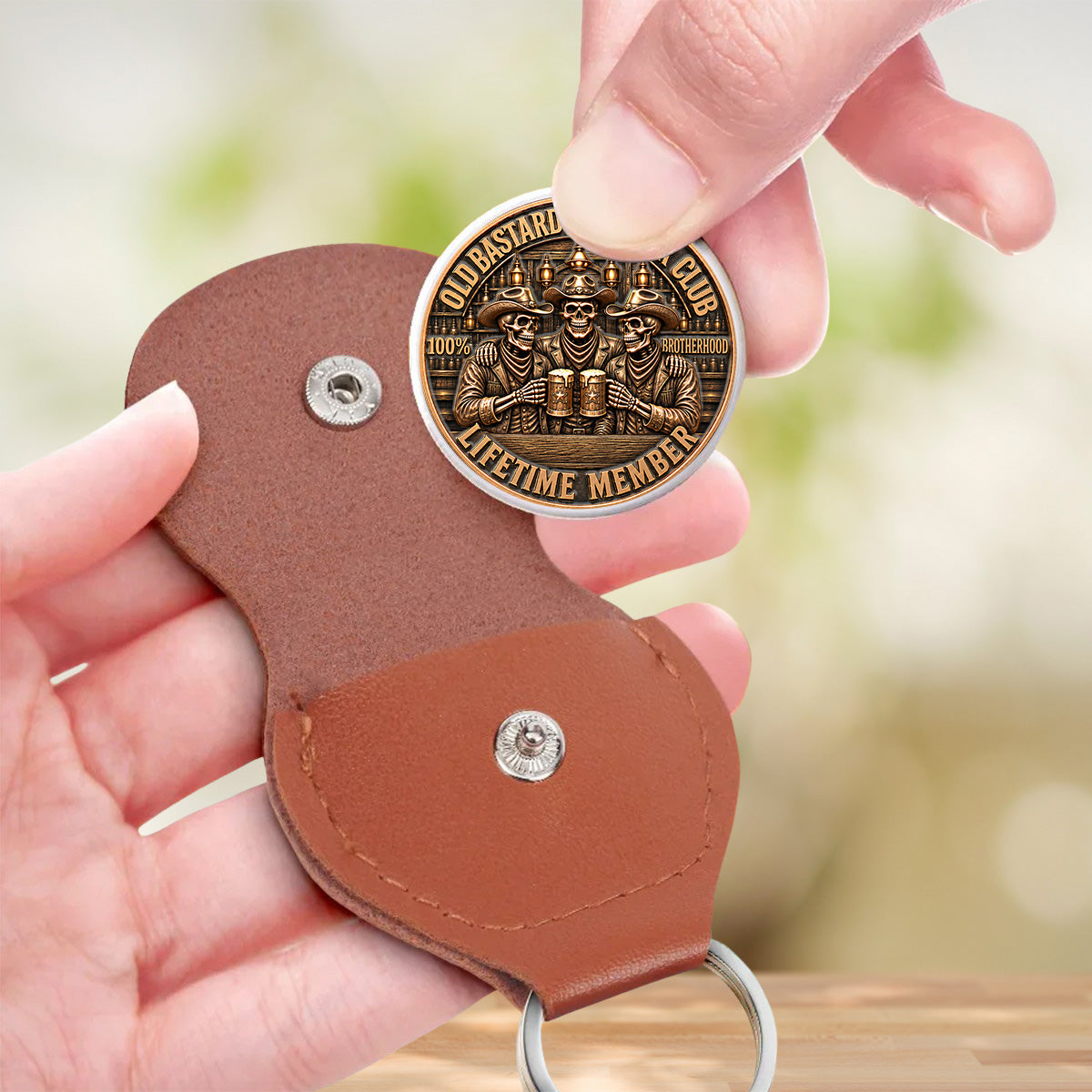 Brotherhood Never Goes Out Style - Personalized 3D Printing Pocket Hug
