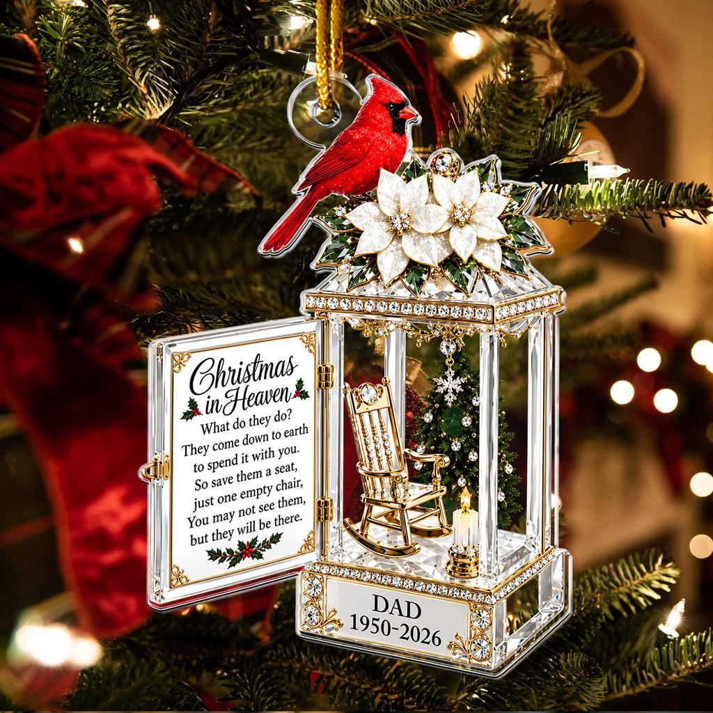 Christmas In Heaven - Personalized Acrylic Ornament