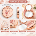 Beautifully Strong - Personalized Compact Mirror