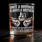 Brother Bond – Personalized Whiskey Glass Full Print