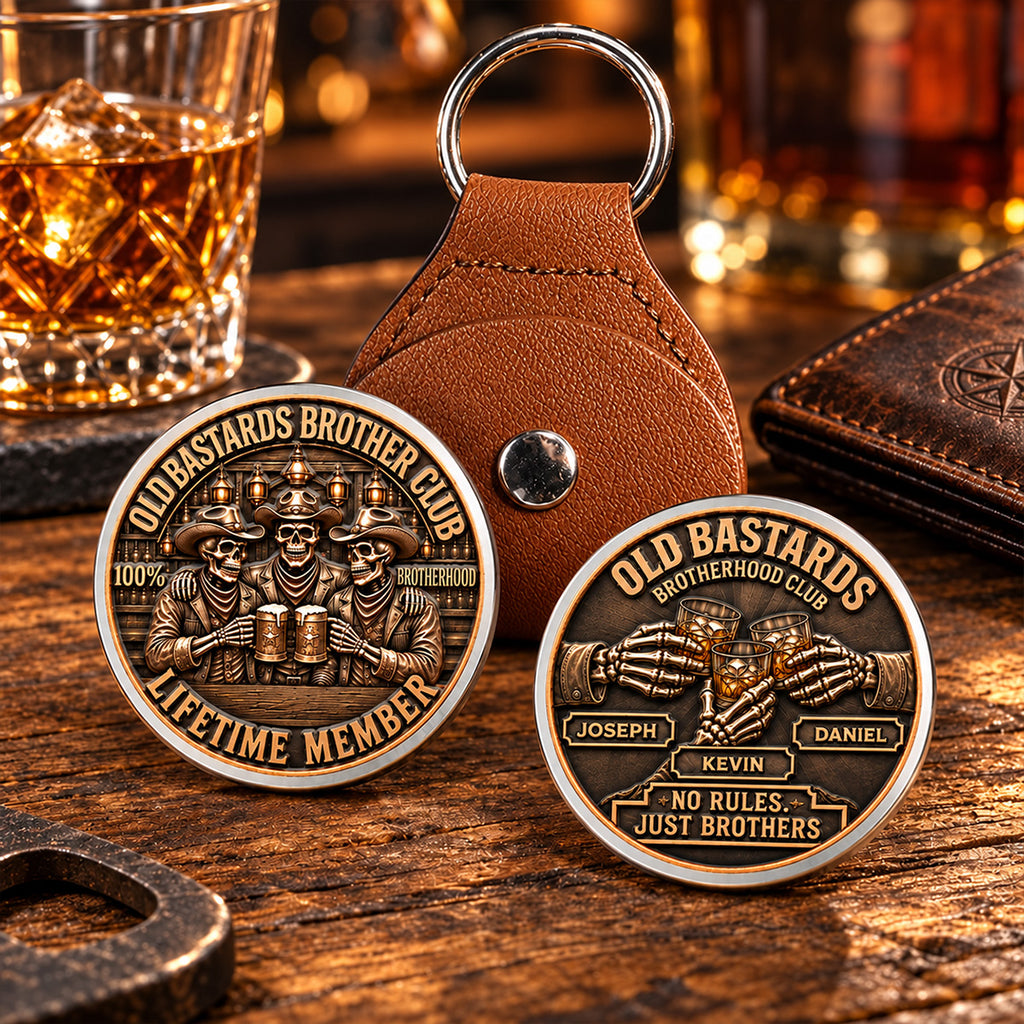 Brotherhood Never Goes Out Style - Personalized 3D Printing Pocket Hug