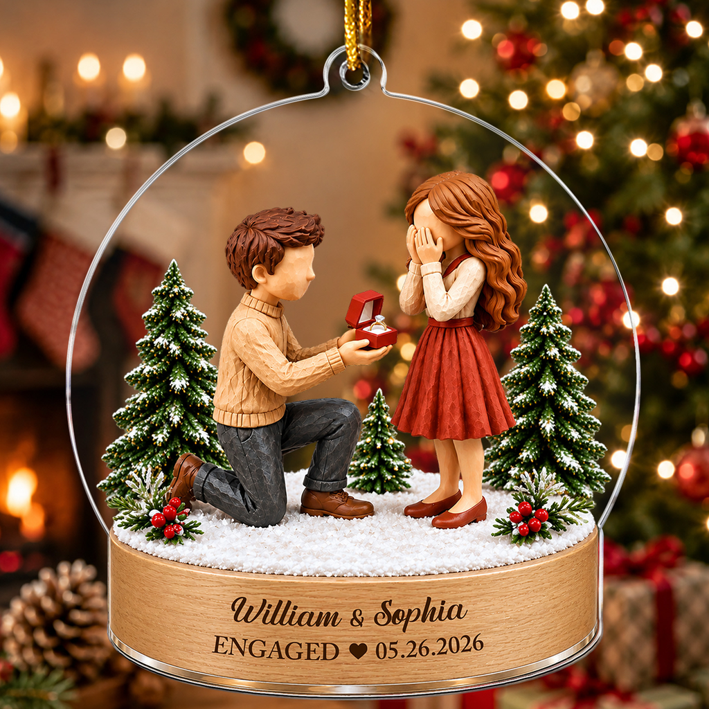 Proposal Engagement - Personalized Acrylic Ornament