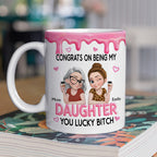 Congrats My Daughter - Personalized Coffee Mug