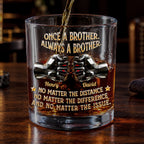 Soulmate Best Friend - Personalized Whiskey Glass Full Print