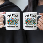 Everything Is Fine - Personalized Coffee Mug