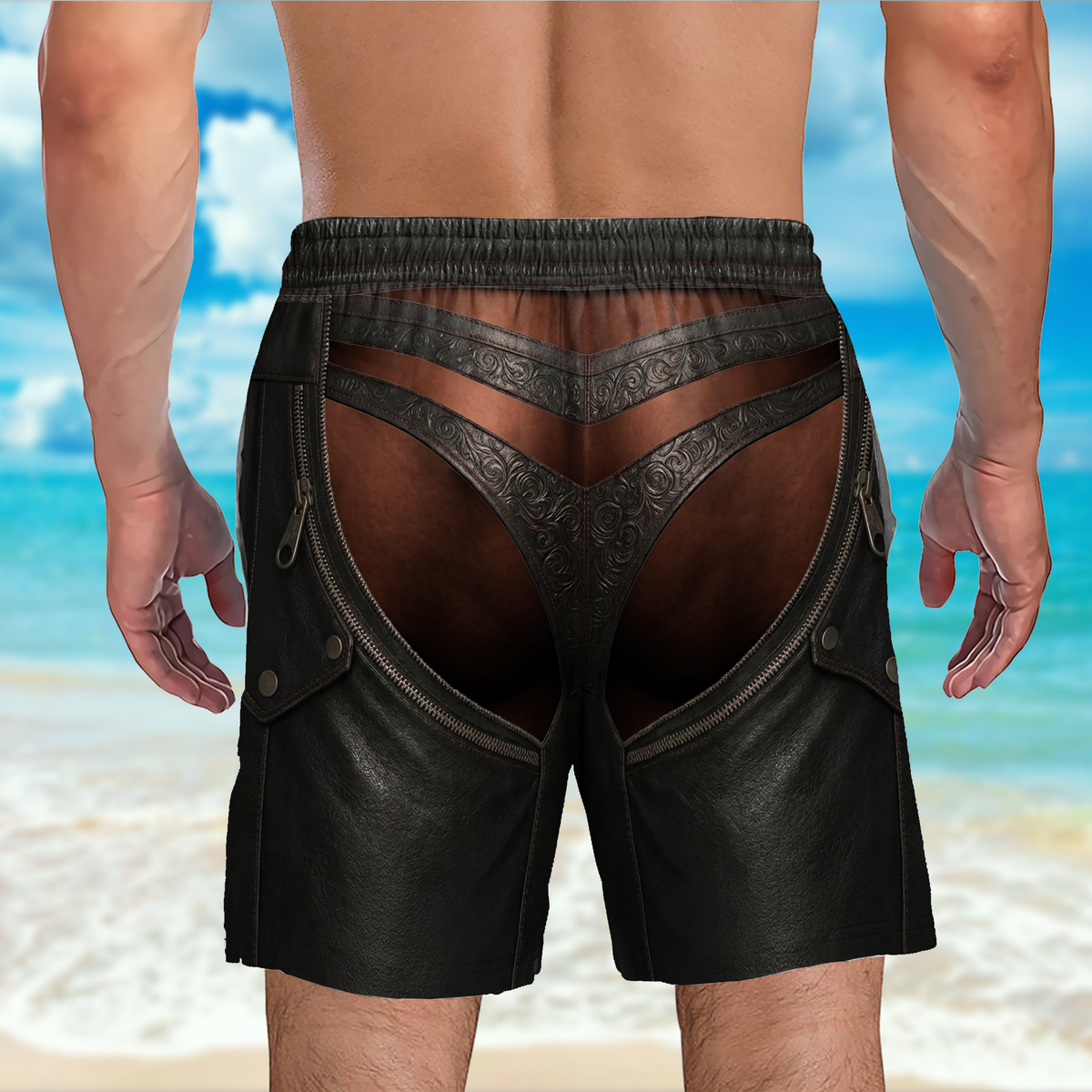 Funny Beach Trunks - Personalized Beach Shorts