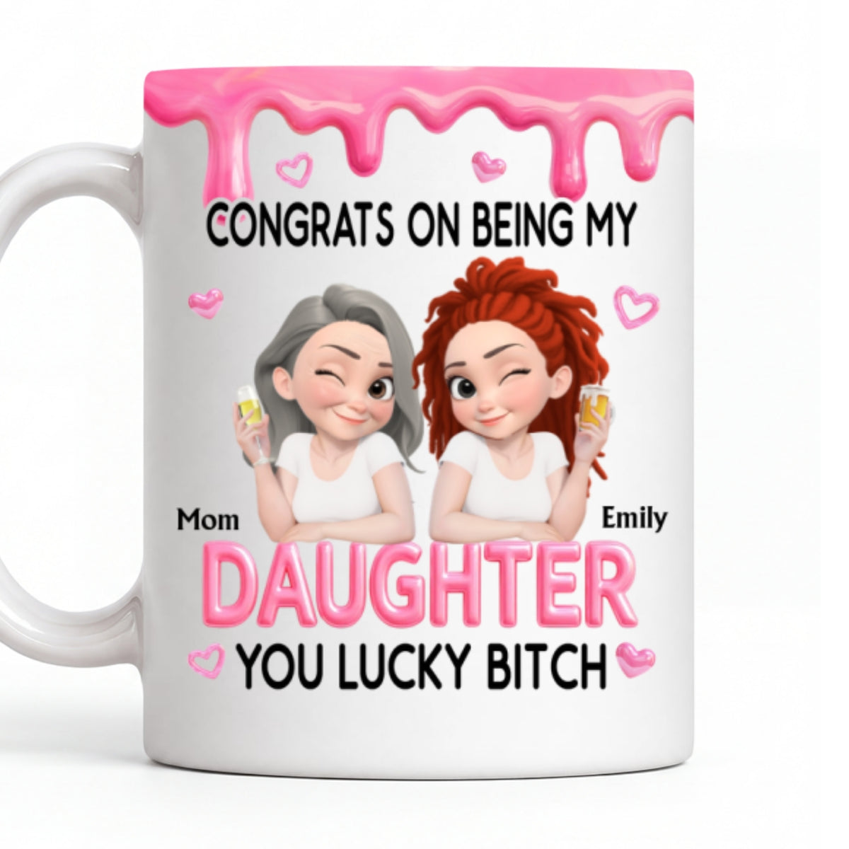 Congrats My Daughter - Personalized Coffee Mug