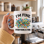 Everything Is Fine - Personalized Coffee Mug