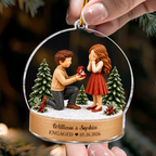 Proposal Engagement - Personalized Acrylic Ornament