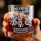 Always My Brother - Personalized Whiskey Glass