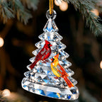 Memorial Tree Cardinals - Personalized Acrylic Ornament