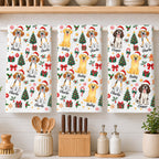 Christmas Dog - Personalized Kitchen Towel