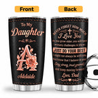 Never Forget How Much I Love You - Personalized Tumbler
