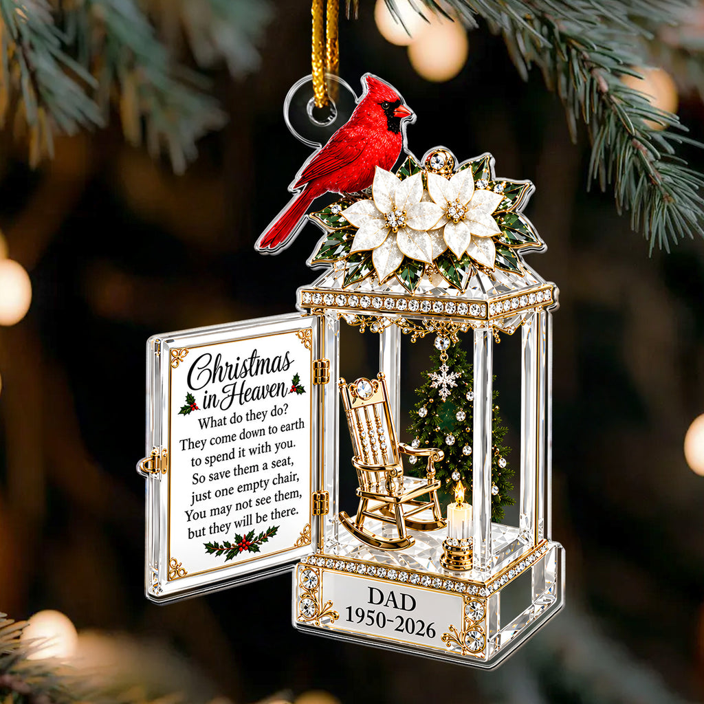 Christmas In Heaven - Personalized Acrylic Ornament