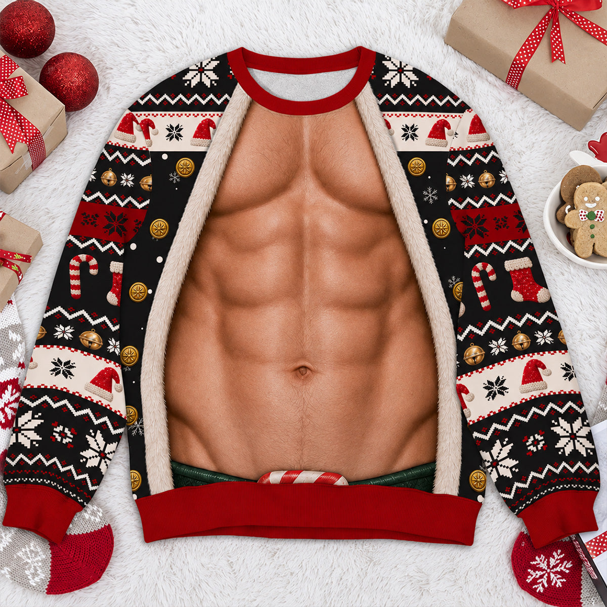 Christmas Funny Couple - Personalized Sweatshirt