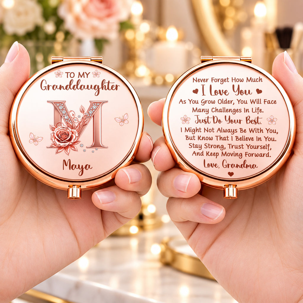 Beautifully Strong - Personalized Compact Mirror