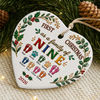 Our First Christmas 2026 - Personalized Ceramic Ornament