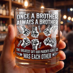 Brother Bond – Personalized Whiskey Glass Full Print