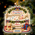 America 250th Anniversary - Personalized Acrylic Ornament
