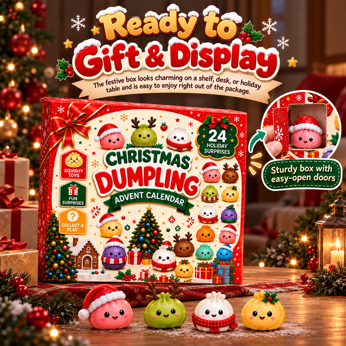 Twenty Four Days Of Squishy - Dumpling Advent Calendar
