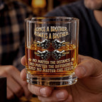 Soulmate Best Friend - Personalized Whiskey Glass Full Print