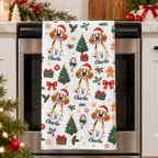 Christmas Dog - Personalized Kitchen Towel