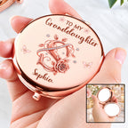 Beautifully Strong - Personalized Compact Mirror