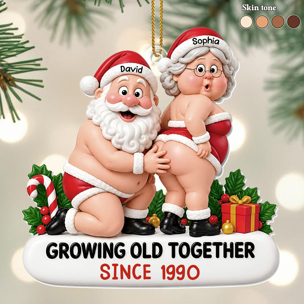 Growing Old Together - Personalized  Acrylic Ornament