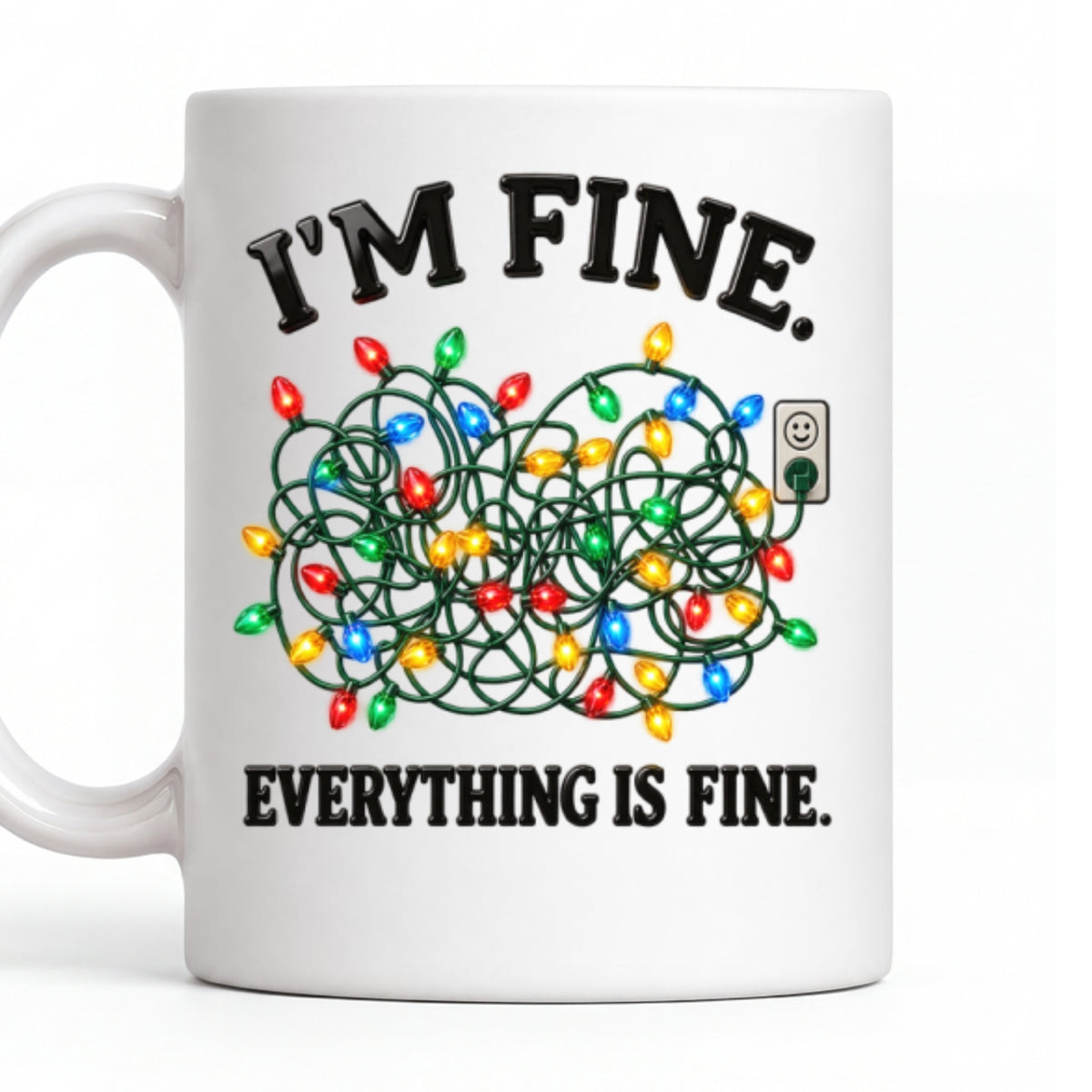 Everything Is Fine - Personalized Coffee Mug
