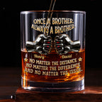 Soulmate Best Friend - Personalized Whiskey Glass Full Print