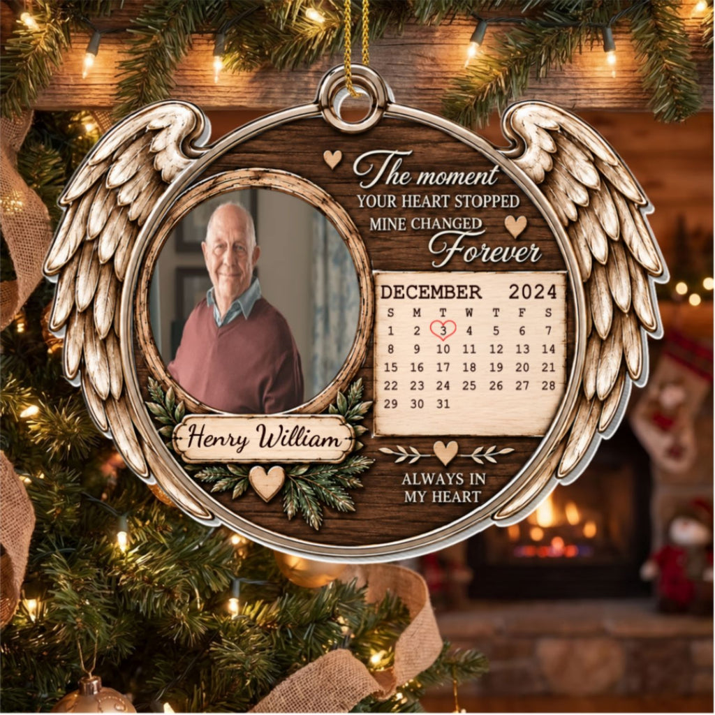 Your Love Remains - Personalized Acrylic Ornament