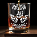 Always My Brother - Personalized Whiskey Glass