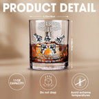 Always My Brother - Personalized Whiskey Glass