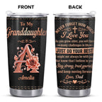 Never Forget How Much I Love You - Personalized Tumbler
