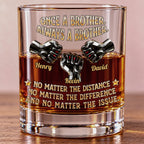 Soulmate Best Friend - Personalized Whiskey Glass Full Print